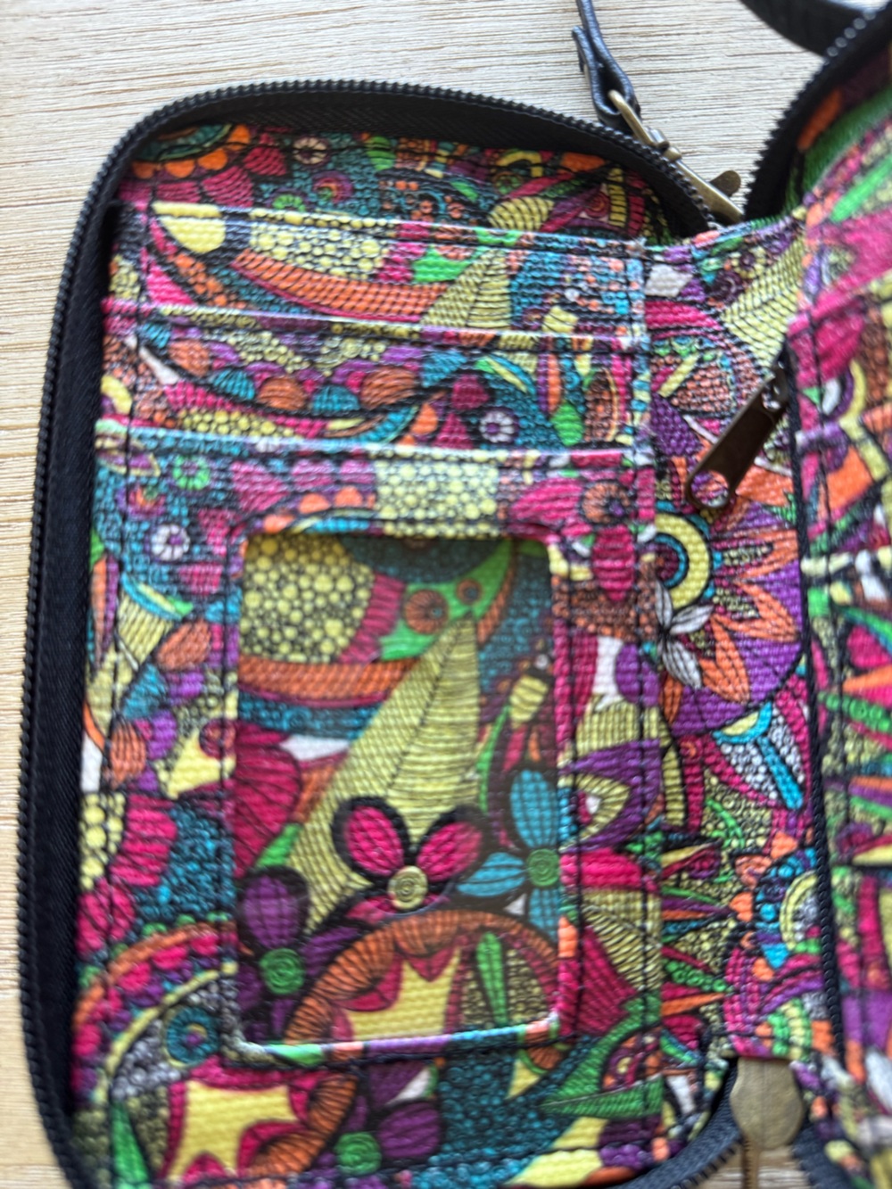 EUC Sakroots Boho Floral Crossbody Bag - Picture 6 of 7